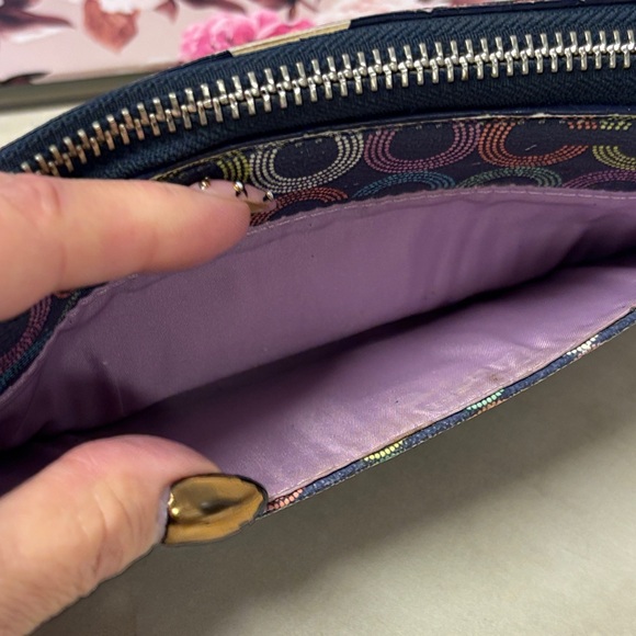 Coach Multicolor Canvas Wallet - Picture 12 of 12